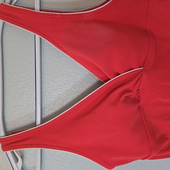 Lands End Coral Tankini Top Size 10 - Picture 4 of 6